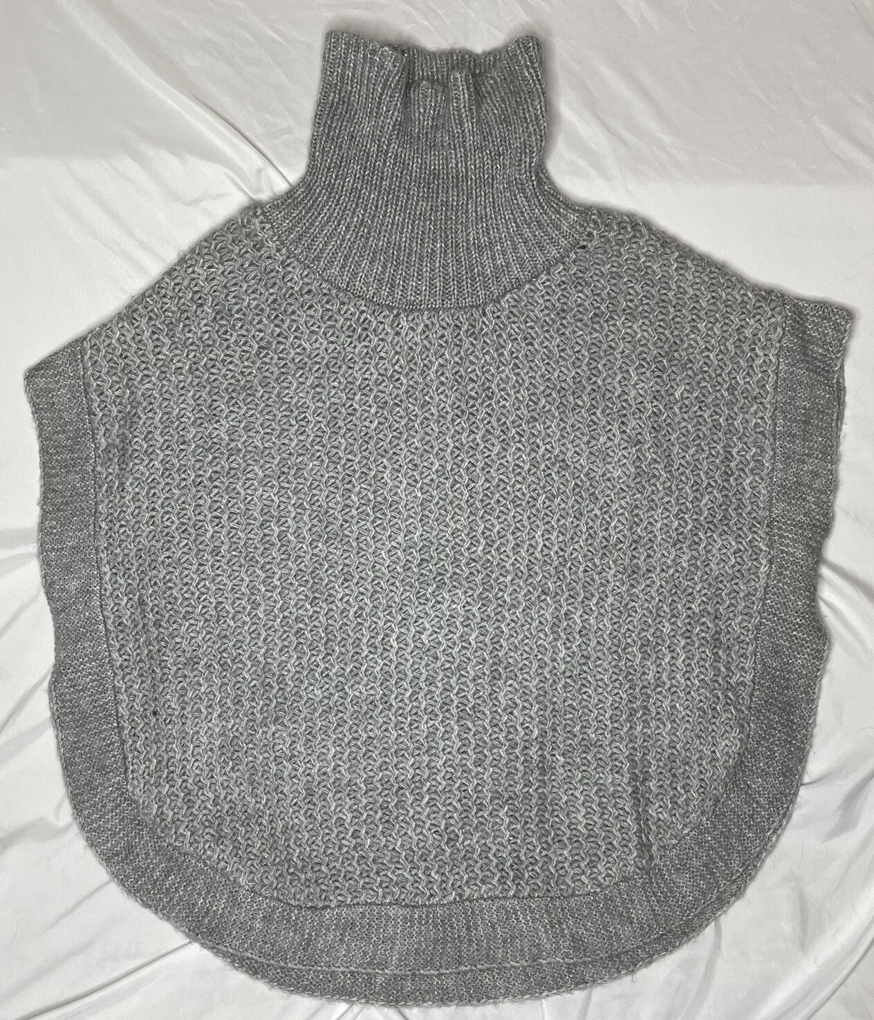 Lauren Conrad Chunky Cable Knit Gray Turtleneck S… - image 1