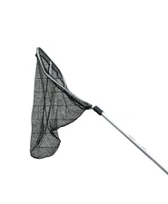 Joy Fish Landing Net 20" X 20" Hoop 6' Handle Telescoping Black