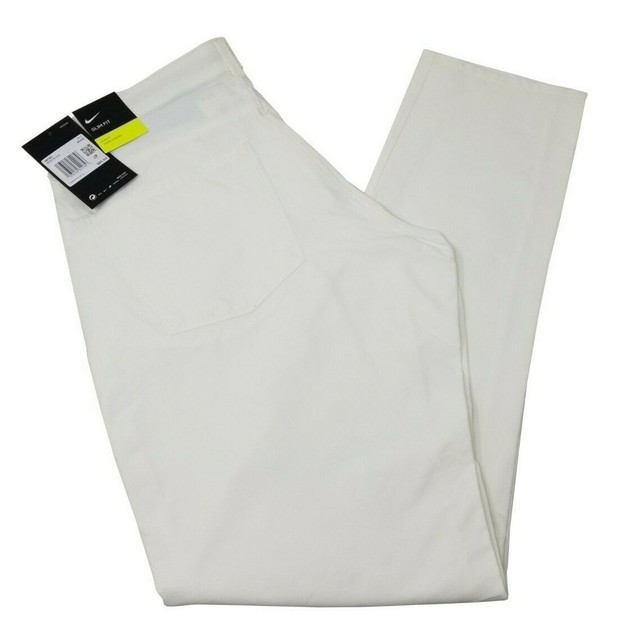 Nike Mens Flex Slim Fit 5 Pocket Golf Pants Dri-fit 30x32 off White 85.00 for sale online | eBay