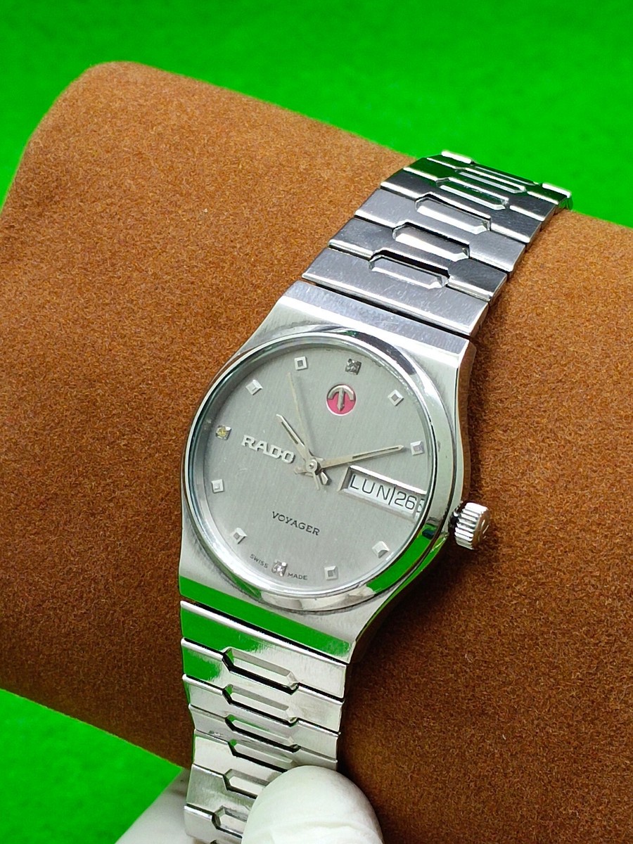 vintage RADO VOYAGER watch 17 Jewels Automatic Day / Date