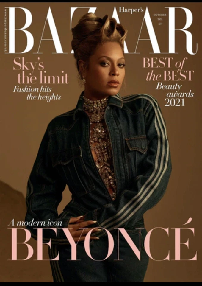 HARPER’S BAZAAR UK-BRITISH EDITION-OCTOBER 2021-A MODERN ICON-BEYONC-IN STOCK