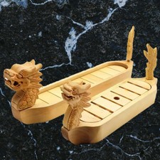 Piatto da portata in legno per barca drago sushi