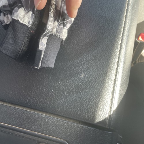 OBERMEYER Thumbs Up MITTENS toddler Black & WHITE Hearts girls size Medium - Picture 3 of 4