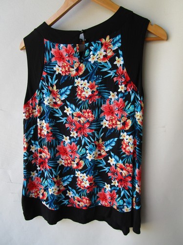 3 items three tops dress bulk lot size 14 black red blue - Picture 6 of 7