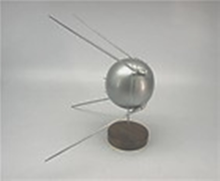Sputnik-1 Satélite Rusia Nave Espacial Modelo Madera Pequeño Nuevo