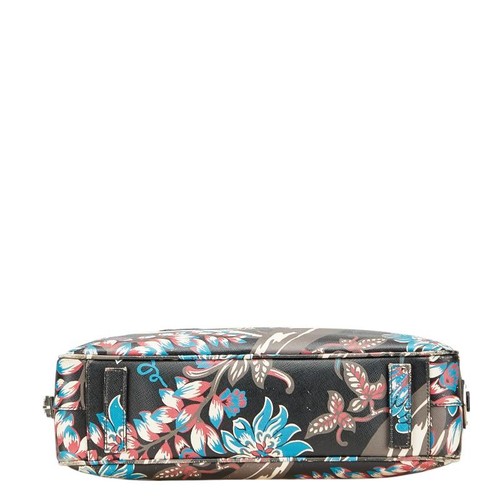 Prada Saffiano Print Triangle Logo Briefcase Business Bag VS0305 Black Multi-Col - Picture 3 of 10