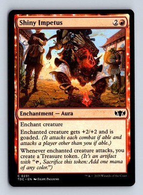 Shiny Impetus 231 C Commander: Tarkir: Dragonstorm Magic: The Gathering NM/M