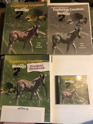 Apologia Exploring Creation w Biology 2e Student Notebook Text Teacher Key Set