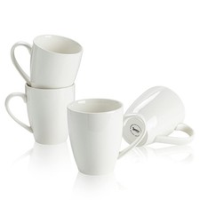 Sweese Porcelain Coffee Mugs 16 oz - Latte Tea Hot Cocoa Mugs - Set of 4