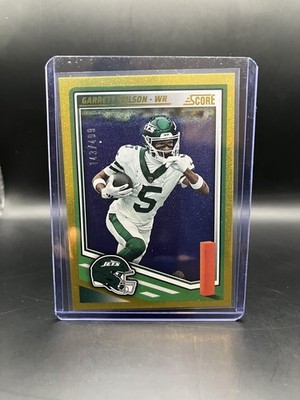 2025 Score - Garrett Wilson #128 Gold Dots /499