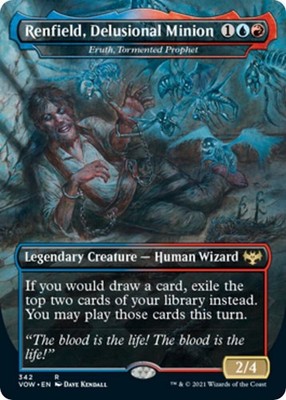 Renfield, Delusional Minion - Eruth, Tormented Prophet - 342 - NM -  Crimson Vow