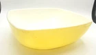 VINTAGE PYREX HOSTESS 2 1/2 QUART YELLOW SQUARE CASSEROLE DISH 525-B NO LID