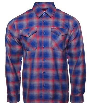 DIXXON Flannel ''The Goat'' Men's Extra Extra-Large Button-up Patriotic