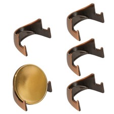 Coin Display Stands, 5Pcs Mini Coin Easel Presentation Holder, Red Copper