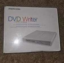 New Memorex 8X DVD/CD Writer Slim External Multi-Format USB Powered