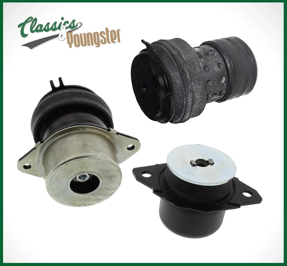 MOTORLAGER 3 er SET SATZ FÜR VW GOLF 3 VENTO CORRADO VR6 2.9 2.8 MOTOR ABV AAA - Bild 1 von 4