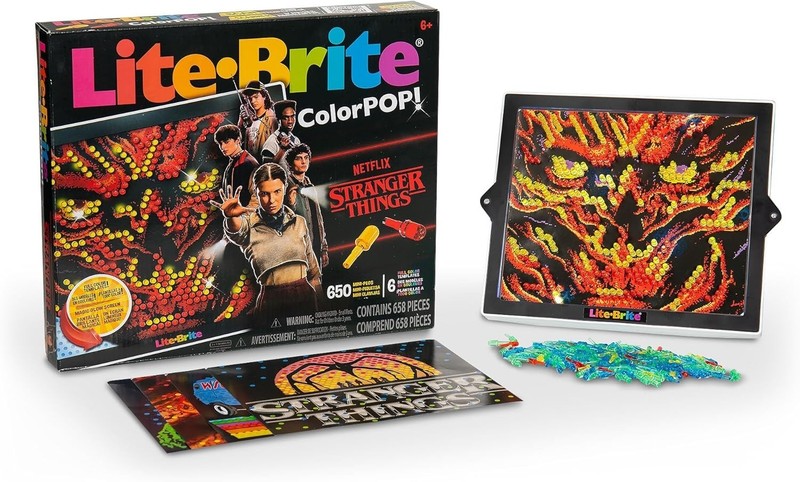 STRANGER THINGS Lite-Brite Color POP – SEASON 5 Edition 🔥 Vecna • Demogorgon •