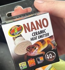 Zoo Med Nano Ceramic Heat Emitter 40W for Reptile Terrariums CE-40N