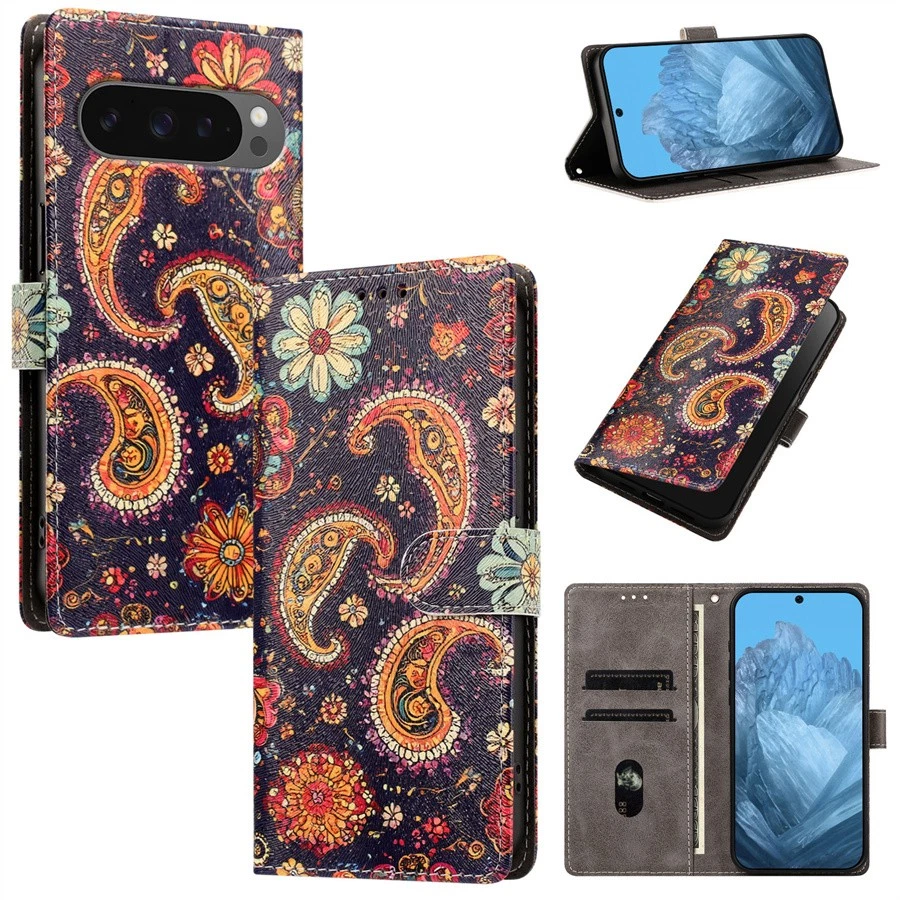 For Google Pixel 11 10 9 8 7 6 Pro 10A 9A Painting Wallet Case Phone Case Cover - Image 4 of 4