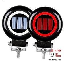 5 Inch Led Work Light 30W White Led Pods Flood Beam for Car 4x4 Offroad Red