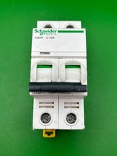 Schneider iC60H C10 10A Double Pole MCB