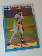 Fleer 1988 Baseball's League Leaders Roger Clemens #6 Boston Red Sox Card