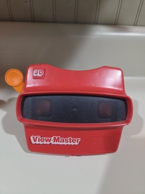 Vintage View-Master 3D Viewer Red Tyco Toys USA Made Pre-Owned Works