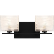 Quoizel WCP8602 Westcap 2 Light 15"W Bathroom Vanity Light - Black