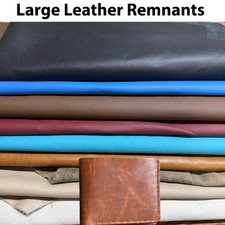 Choose your colors: LARGE Cowhide Leather Scraps   12"x18" to 20"x24"