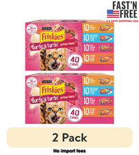  2 pack Purina Friskies Surfin' and Turfin', 5.5 oz Cans, 40 Pack