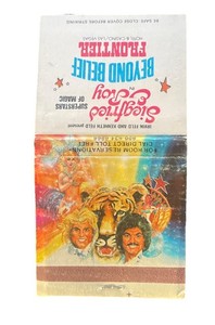 Vintage Matchbook Siegfried Roy Beyond Belief Frontier Las Vegas Unstruck