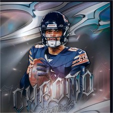 DIGITAL Topps 2025 Chrome Caleb Williams Bears Black Chromographs Auto /10