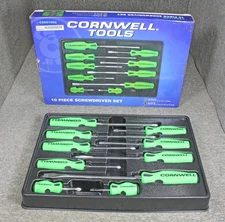 Cornwell CSD810SG 10 Piece Screwdriver Set