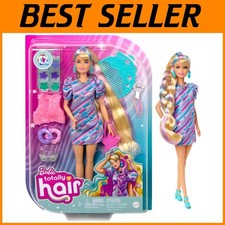 Purple and Blue Highlights Doll with Metallic Vest Fashion