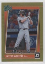 2021 Panini Donruss Optic Rated Prospects Gold Prizm 4/10 Heston Kjerstad 8d2