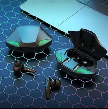 Wireless Gaming Earbuds w/ mic G11 BT 5.1 Noice Canceling Waterproof Black 