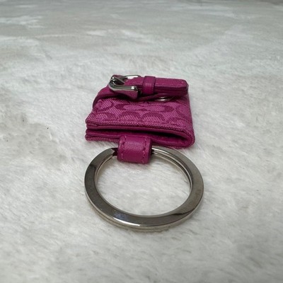 Beautiful Item ☆ Coach Signature Picture Frame Bag Charm Pink | eBay