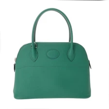 HERMES Bored 27 Veau Epsom Veil Jade Women Handbag