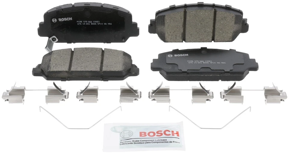 Kit de pastillas de freno y rotor de cerámica Bosch QuietCast para Acura RDX 2013-2018 Foto 2 de 4