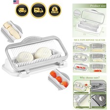Larger Egg Slicer for Hard Boiled Eggs Banana Slicer, Aluminium & Stainless S...