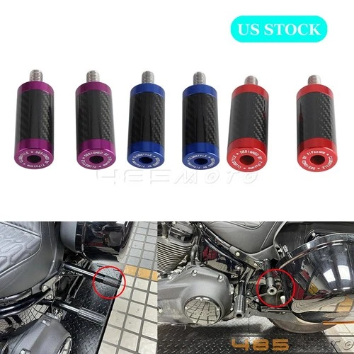 Crash Bar Slider End Kit For Harley Sportster Dyna Softail Low Rider Street Bob