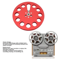 1/4 7 Inch Empty Tape Reel Aluminum Alloy Universal Open Reel Sound Tape Empty