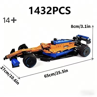 1642 Teile F1 W14 E Performance Speed Car Bausteine Bausatz Rennwagen