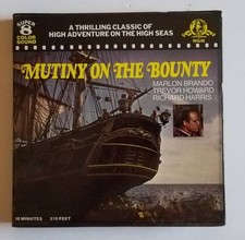 SUPER 8 MUTINY ON THE BOUNTY MARLON BRANDO MGM 18 Minute MOVIE in BOX 370 feet