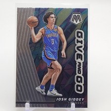 2022-23 Panini Mosaic Give and Go - Josh Giddey #7 - Oklahoma City Thunder