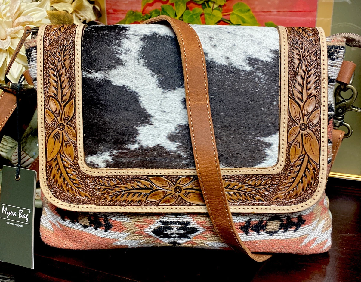 MYRA BAG NWT Beautifully Handcrafted Premium Leather Hide Sansa
