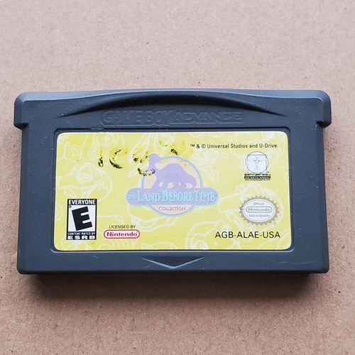 Land Before Time: Collection (Nintendo GBA, 2002) Cleaned Tested Works