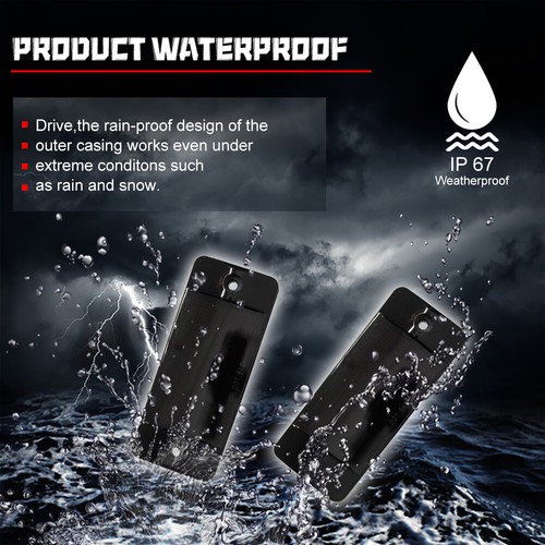 4x Smoke Front Rear Side Marker Lights For 70-77 Ford Bronco 69-72 Ford F-SERIES - Foto 6 di 9