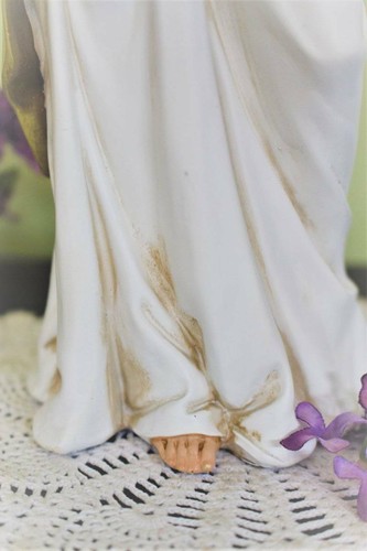 Madonna Niño Cordero 12 pulgadas María Estatua L'Innocence Arte Impresión Bouguereau Resina - Imagen 5 de 6