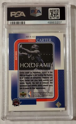 1999 Upper Deck Hologrfx #HF-9 Vince Carter HoloFame Ausome Gold 